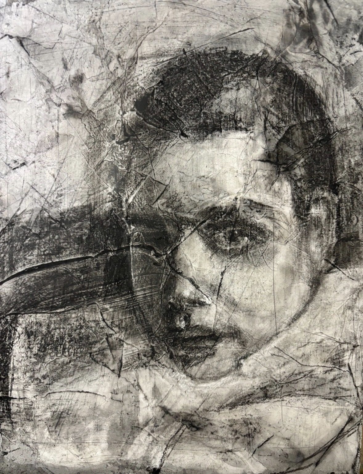 Texturiertes Porträt / textured portrait